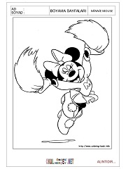 Minnie Mouse boyama sayfaları